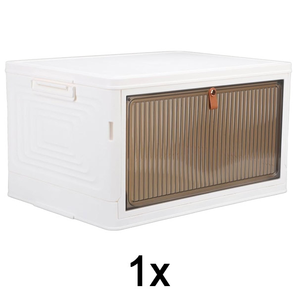 1x Caixa de arrumação com tampa – pronta em 2 minutos, sem ferramentas | ORGABOX